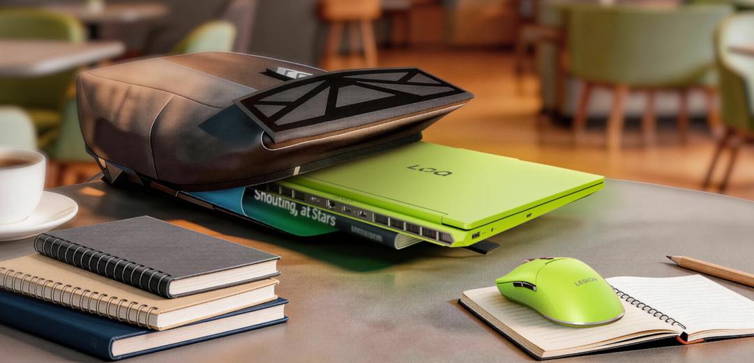 A backpack overflowing with colorful school supplies against a green background.